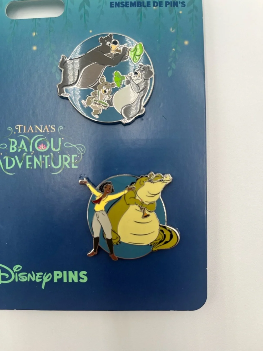 Disney Tiana's Bayou Adventure Enamel Pin Set - Blue, Green
